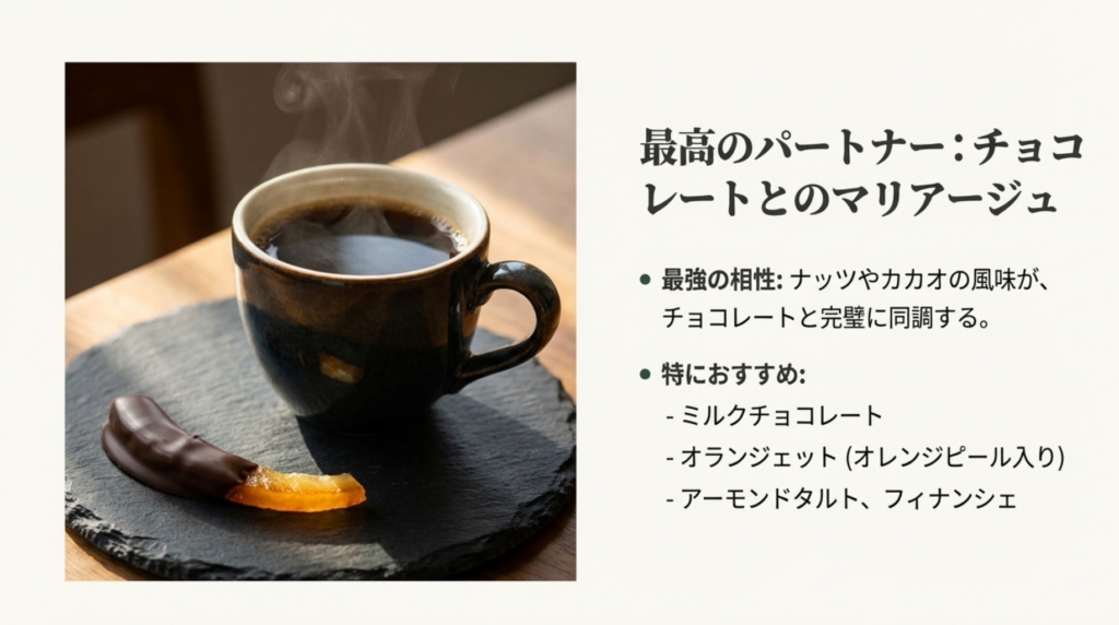 チョコと相性が良いフードペアリング